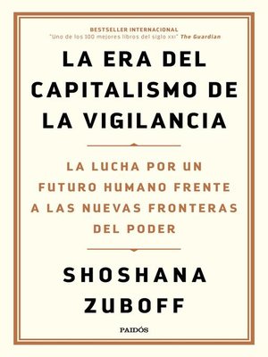cover image of La era del capitalismo de la vigilancia